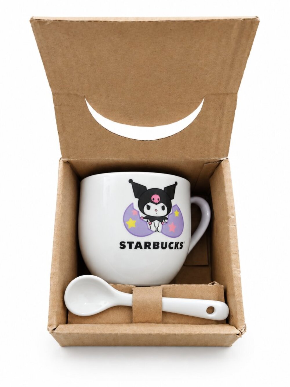 Starbucks x Kuromi Ceramic Mug with Spoon & Box Sanrio Collectible